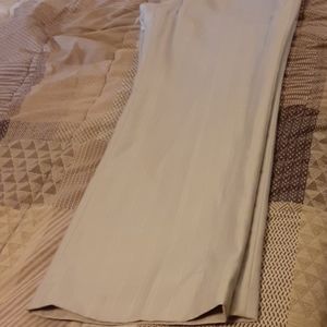 Ann Taylor beige pinstripe pants sz 16